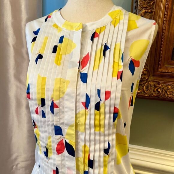 NWT Kate Spade Lemon Zest Shirtdress Shirt Dress Size LARGE - Picture 4 of 6